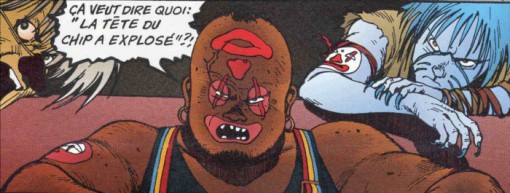 Le chef des clowns est en colère au moment où Tetsuo prend contrôle de son gang