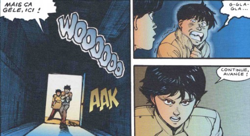 Kay et Kaneda découvrent qu'Akira est conservé dans une zone de froid intense