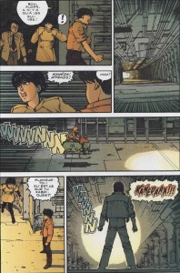 Page 4 du tome 4 d'Akira (version couleur)