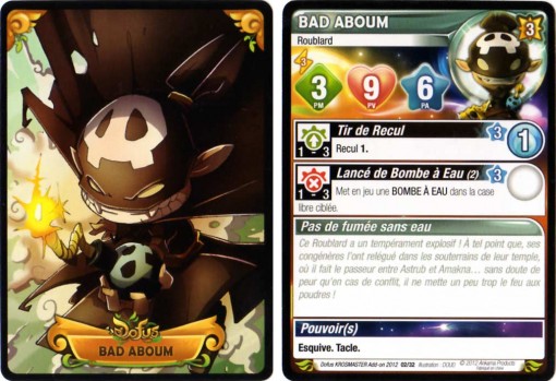 Carte de caractéristiques de Bad Aboum (Krosmaster)