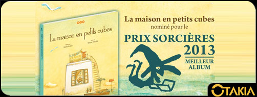 La maison en petits cubes nominé pour le Prix Sorcières 2013 (nobi nobi)