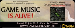 Header Otakia : game music is alive