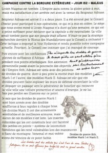 Page 51 du livre des Sith sur les opérations de Dark Malgus (Star Wars)