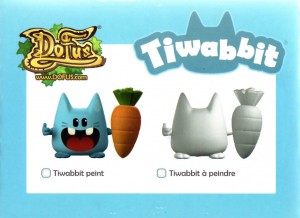 Dos du packaging de la figurine Tiwabbit (Dofus)