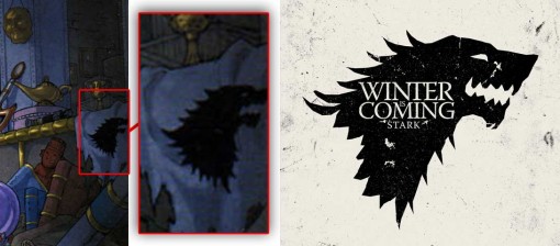 Logo Stark dans Game of Thrones