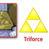 Triforce tirée de Zelda
