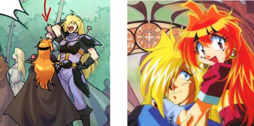 Lina Inverse et Gourry Gabriel (Slayers)