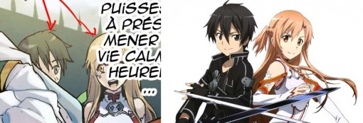  Kirito et Asuna de Sword Art Online