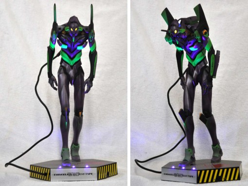 Les LED allumées de l'EVA 01 (CCP-Evangelion)