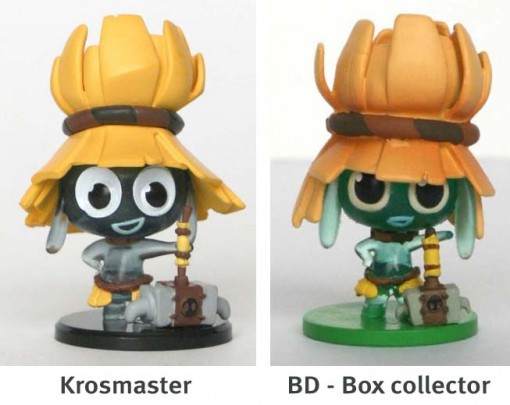 Comparaison Figurines Percimol (Wakfu)