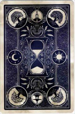 Dos de cartes du jeu de société Chocafrix' avec en haut Scipio et en bas Funérailles