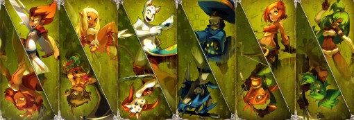 Cartes de caractéristiques de tome 1 de Dofus : Les vents d'Emeraudes