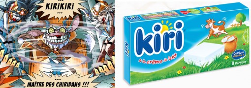 Légendaires : Le personnage de Kirikiri tire son nom du fromage pour enfant Kiri.