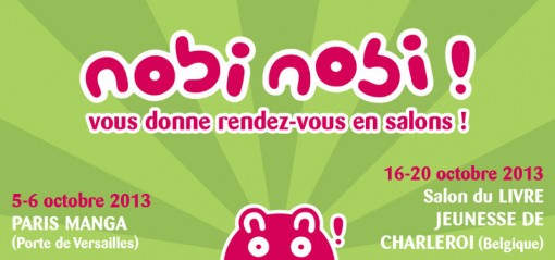 image nobi nobi venue sur Paris Manga et salon jeunesse de Chaleroi