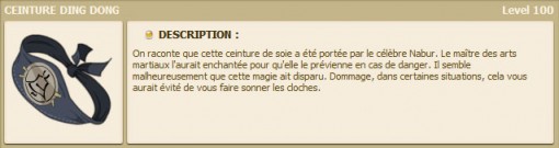 ceinture Ding-Dong - Dofus