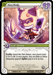 Naz Raël carte Wakfu TCG