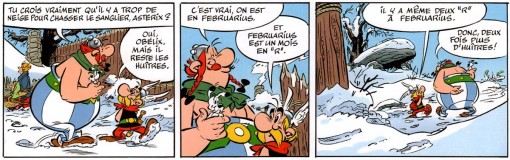 Asterix et Obélix vont à la pêche aux huîtres