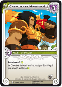 Chevalier Justice - Montmiraï (Wakfu TCG)