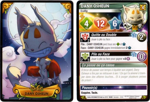 Carte de Dany Osheun - Krosmaster