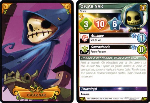 carte d' Oscar Nak - Krosmaster