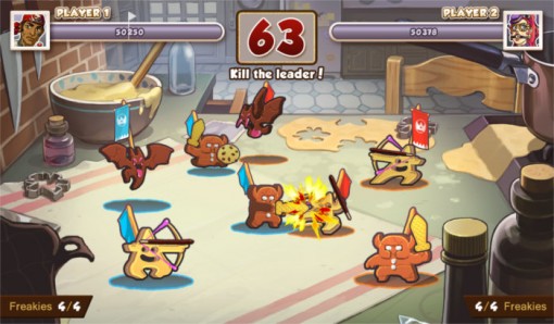Capture d'écran du jeu vidéo Call of cookie (tiré de l'univers de Freaks' Squeele)