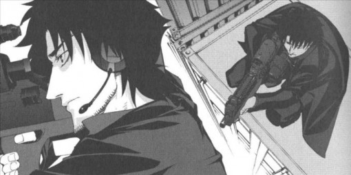 Kiritsugu profite du combat entre Saber et Lancer pour se préparer à tuer un mage avec son fusil