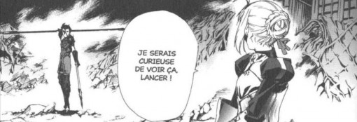 Le duel entre Saber et Lancer a commencé