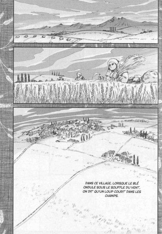 Page 1 du volume 1 du manga Spice & Wolf