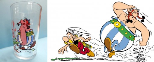 Astérix verre à moutarde