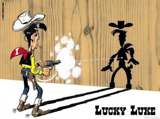 Lucky Luke - tire plus vite que son ombre
