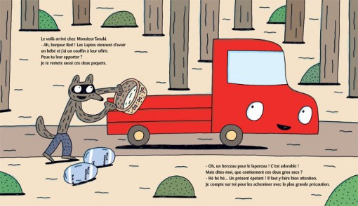Image du livre pour jeunesse le petit camion rouge