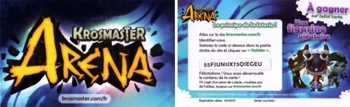 krosmaster junior carte du code en ligne