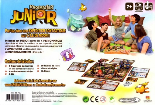 Krosmaster Junior - boite face dos