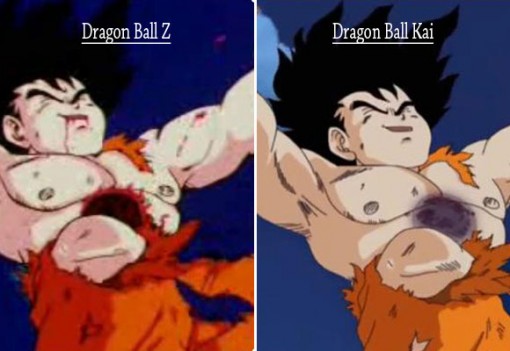 Compraison Dragon Ball Z et Kai