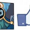 L’icône de pouce levé est un "like" facebook