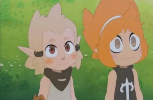 Elely et Flopin les enfants d'Evangelyne et Tristepin (Wakfu) 