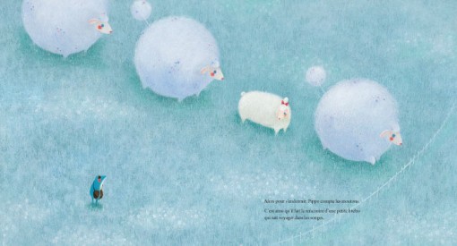 Double page du livre le voyage de Pippo