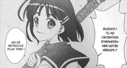 Suguha avec ses armes de Kendo