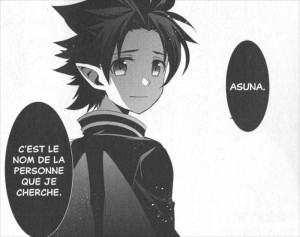 Kirito annonce à Leafa qu'il recherche Asuna ce qui lui fait comprendre que Kirito est son cousin