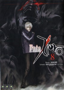 Couverture du tome 8 du manga fate / zero
