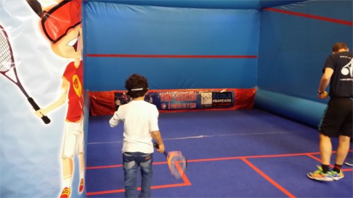 Squash sur le salon Kid Expo 2015
