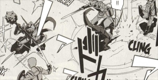 Avant de s'attaquer au boss du niveau 2, les compagnons de Kirito et Asuna s'attaquent au trash