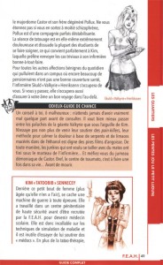 Page 49 du livre Guide de la F.E.A.H.(freaks' Squeele)