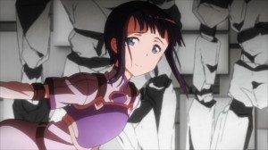 La mort de Sachi. Ses derniers mots sont pour Kirito qui ne les comprend pas