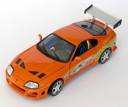 Jada Toys 1/18 Toyota Supra The Fast & The Furious avec phares de travail  et | bol