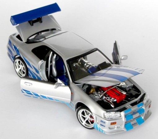 Fast & Furious 2 : Nissan Skyline GT-R R34 – ech 1/18 (Joyride)