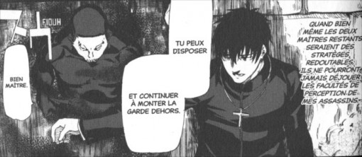 Kirei ordonne à un assassin d'assurer sa sécurité