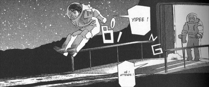 Hachimaki sort sur la lune avec une petite fille de 12 qui a toujours vécu sur la Lune