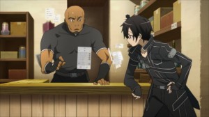 Kirito vend à Gil un ingrédient de niveau S