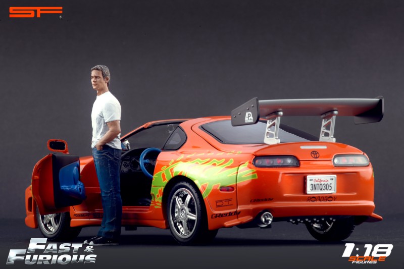 Brian et sa Toyota Supra figurine 1-18